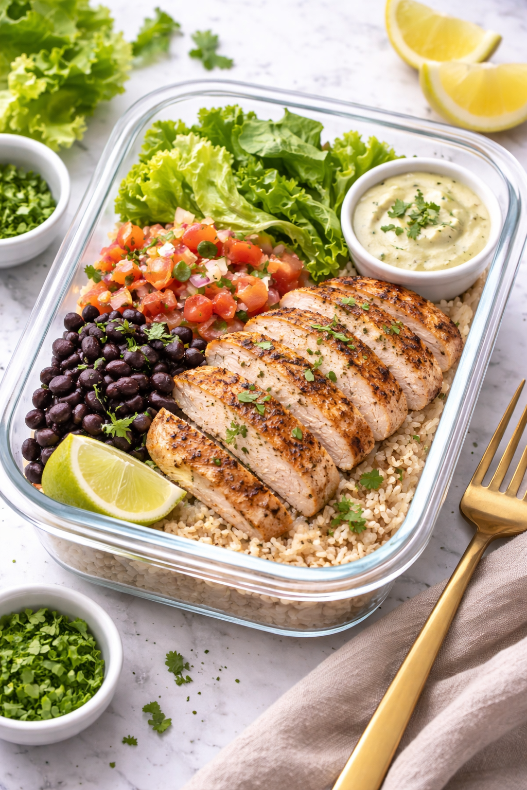 Grilled Chicken Burrito Bowl